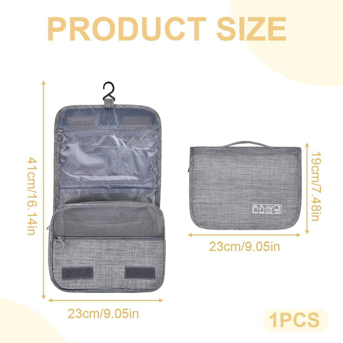 Neceser Colgante, Neceser Plegable, Neceser Plegable Unisex, Neceser Impermeable Colgante