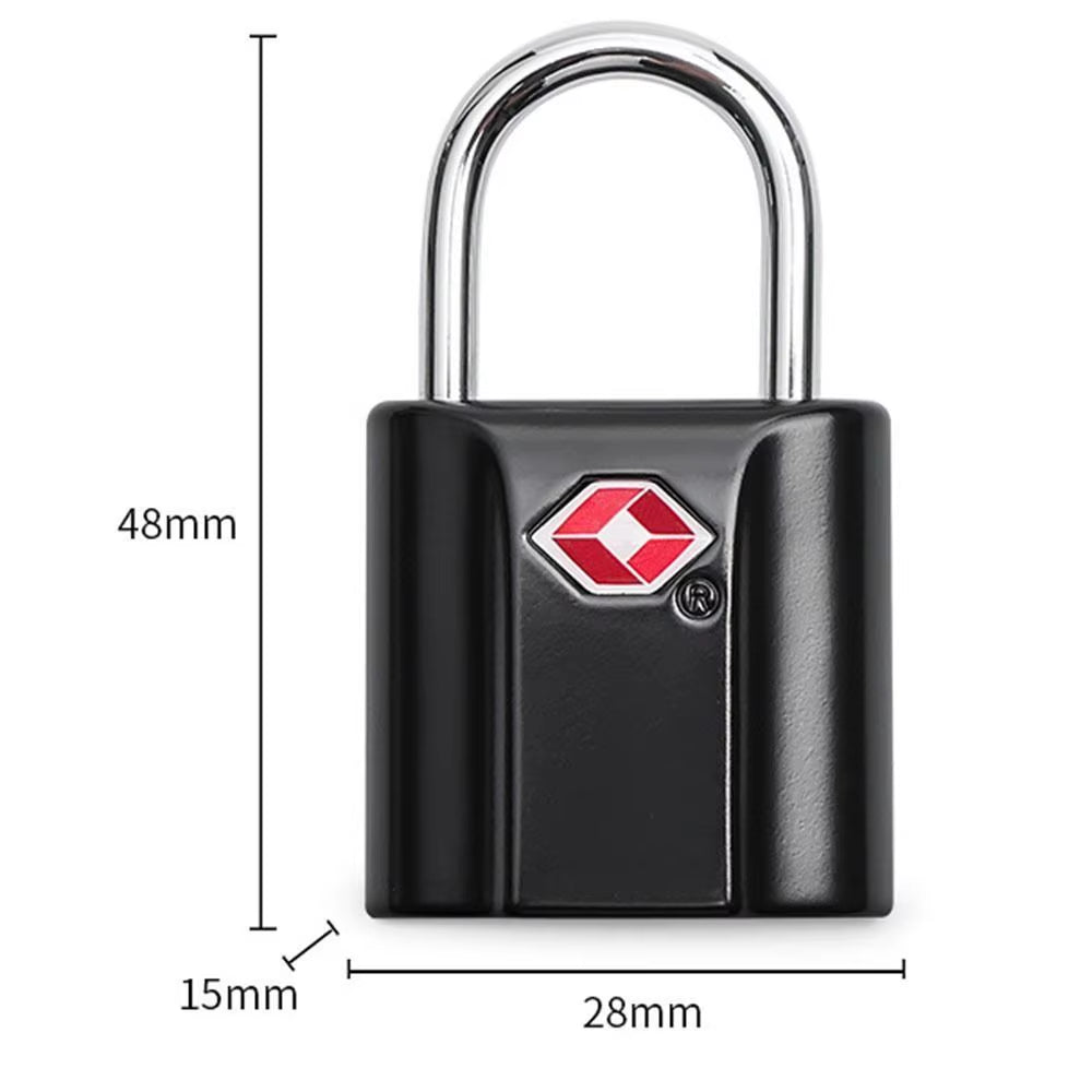 TSA Custom Lock Luggage Lock Travel Bag Lock Security Tool Cabinet Locker Padlock with Key Travel Mini Portable Anti-Theft Lock