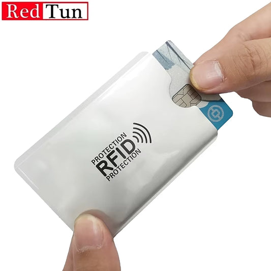 5-20 Pcs Aluminium anti Rfid Card Holder NFC Blocking Reader Lock Id Bank Card Holder Case Protection Metal Credit Card Case