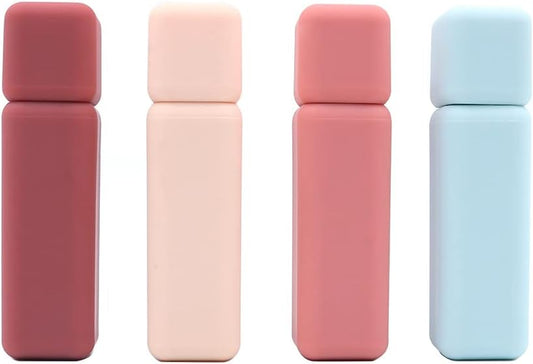 4 Uds. Tubos Vacíos Para Brillo De Labios Contenedores Bálsamo Labial De Plástico DIY Con Tapa Para Maquillaje DIY Viajes Cosméticos Vida Diaria